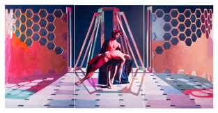 'Welcome to the Pleasuredome' painting 300 x 600 cm Seppe De Roo 2019