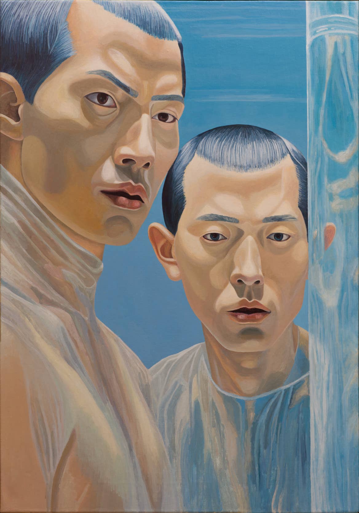 ‘regolith’ - painting by seppe de roo - acrylic on canvas - 100 x 70 cm - 2024