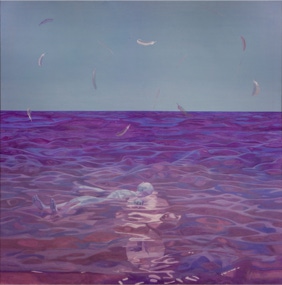 ‘icaro3000’ - painting by seppe de roo - acrylic on canvas - 200 x 200 cm - 2022