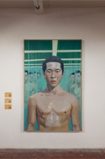 ‘deuterium’ painting by Seppe De Roo shown in the exhibition ‘Welcome to the Age of Chaos, Welcome to Entrotopia’