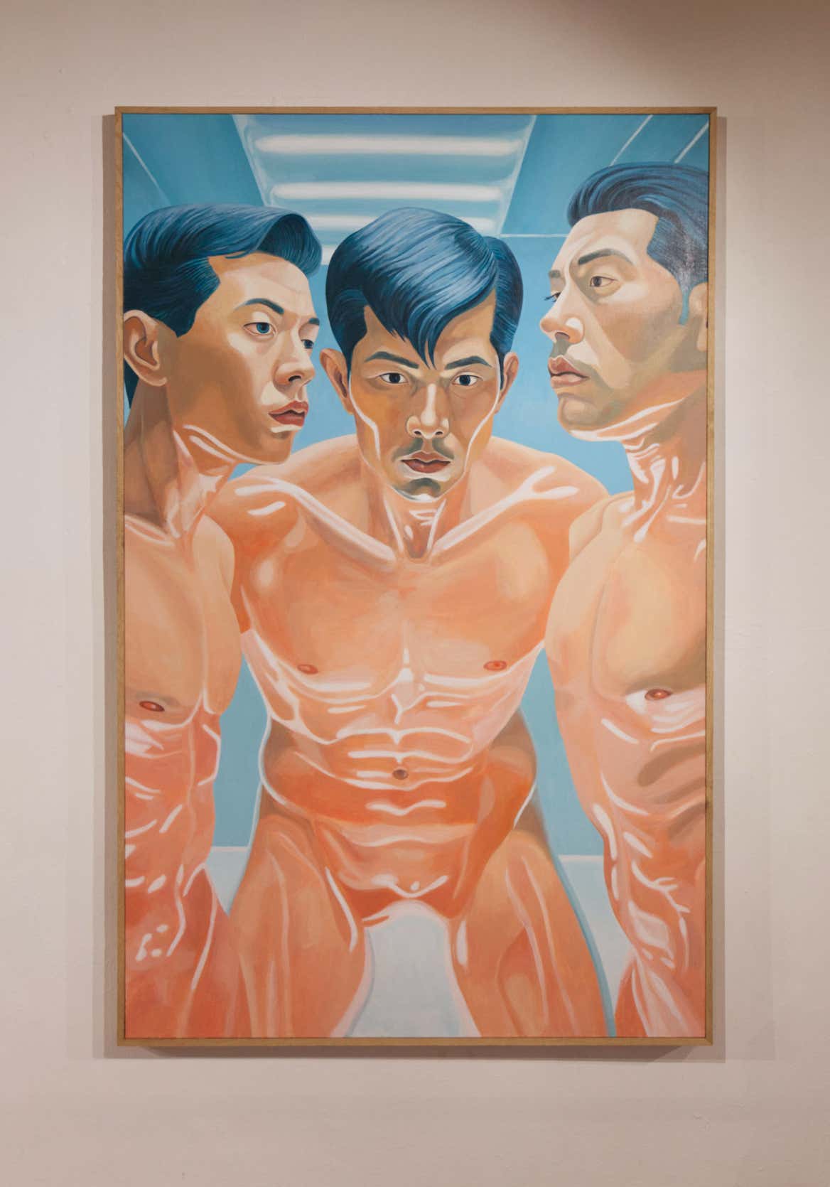 ‘polymer’ - painting by seppe de roo - acrylic on canvas - 120 x 190 cm - 2024